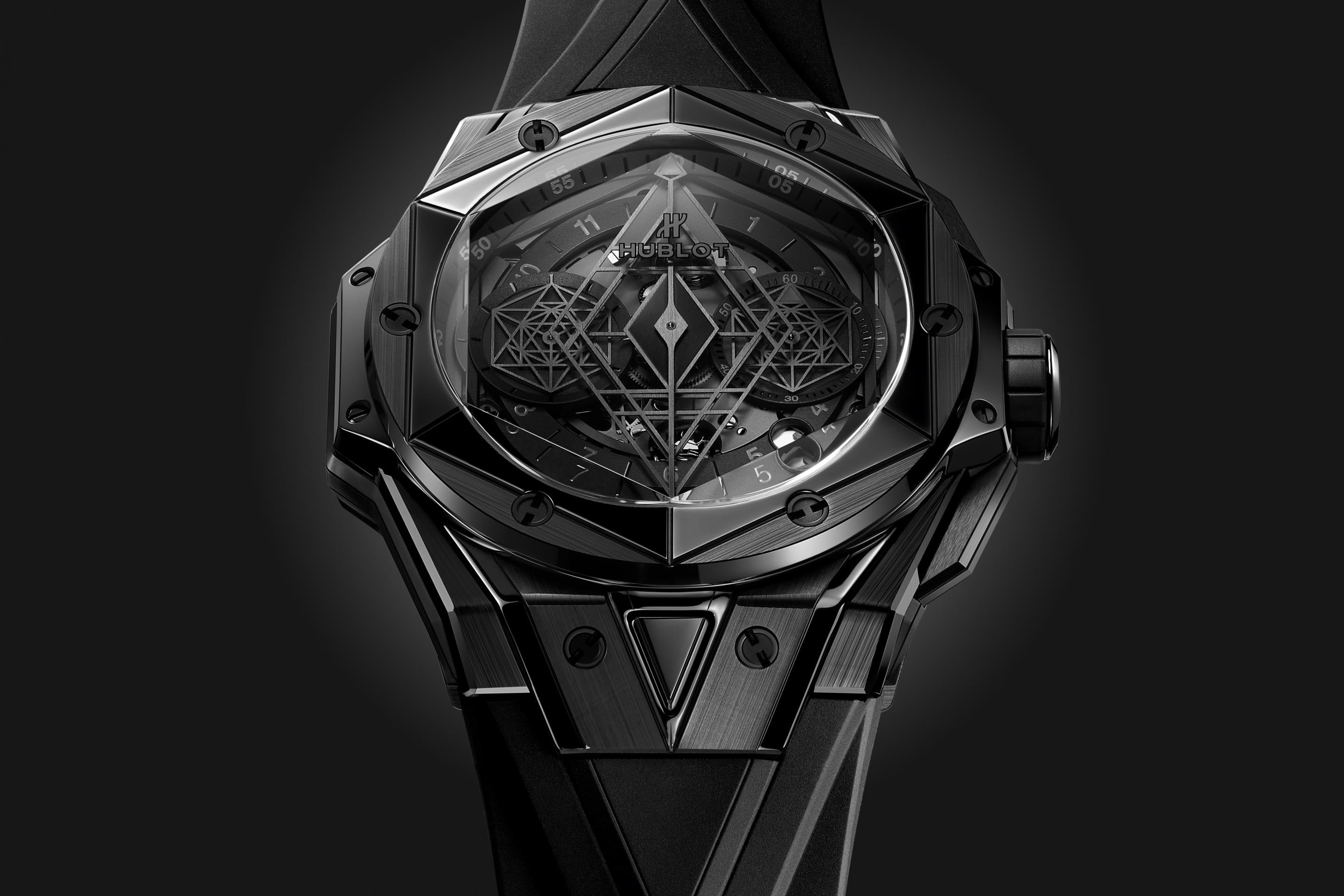 Luxury Inspired Watch Sang Bleu All Black Edition Bold & Stylish Timepiece