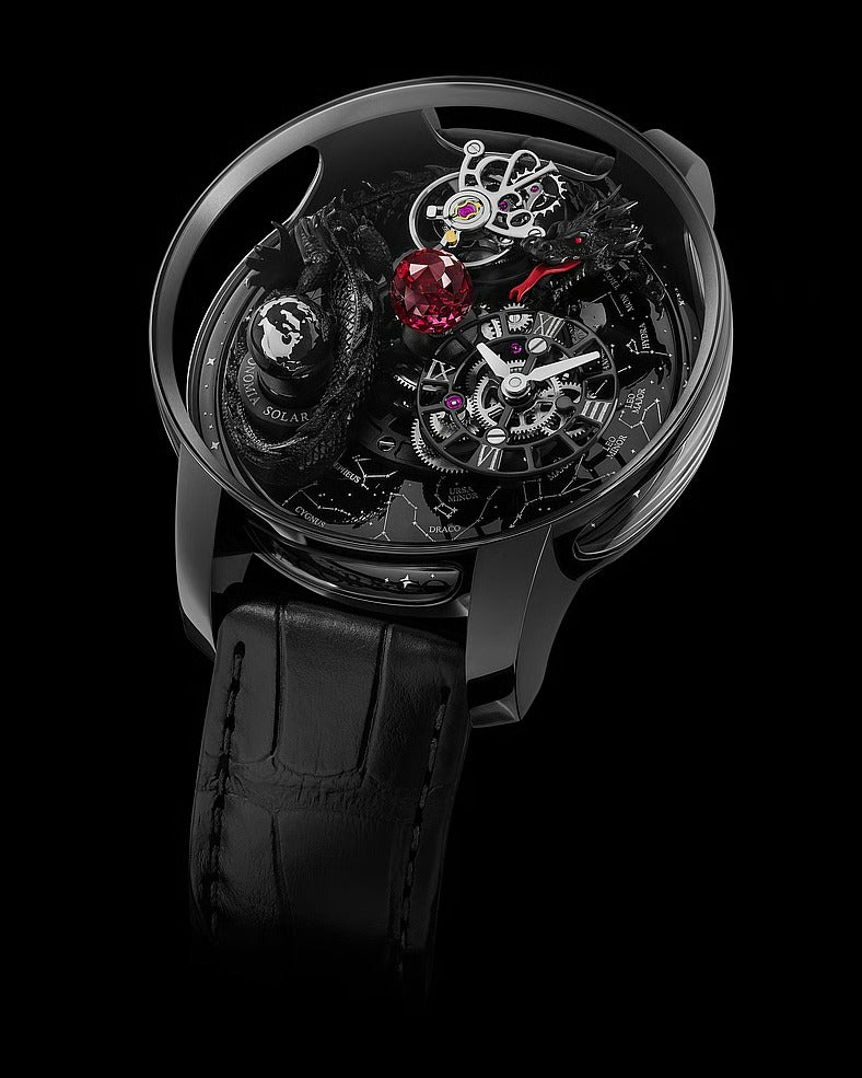 Premium Astronomia Dragon Luxury Mechanical Watch – 3D Dragon Design.